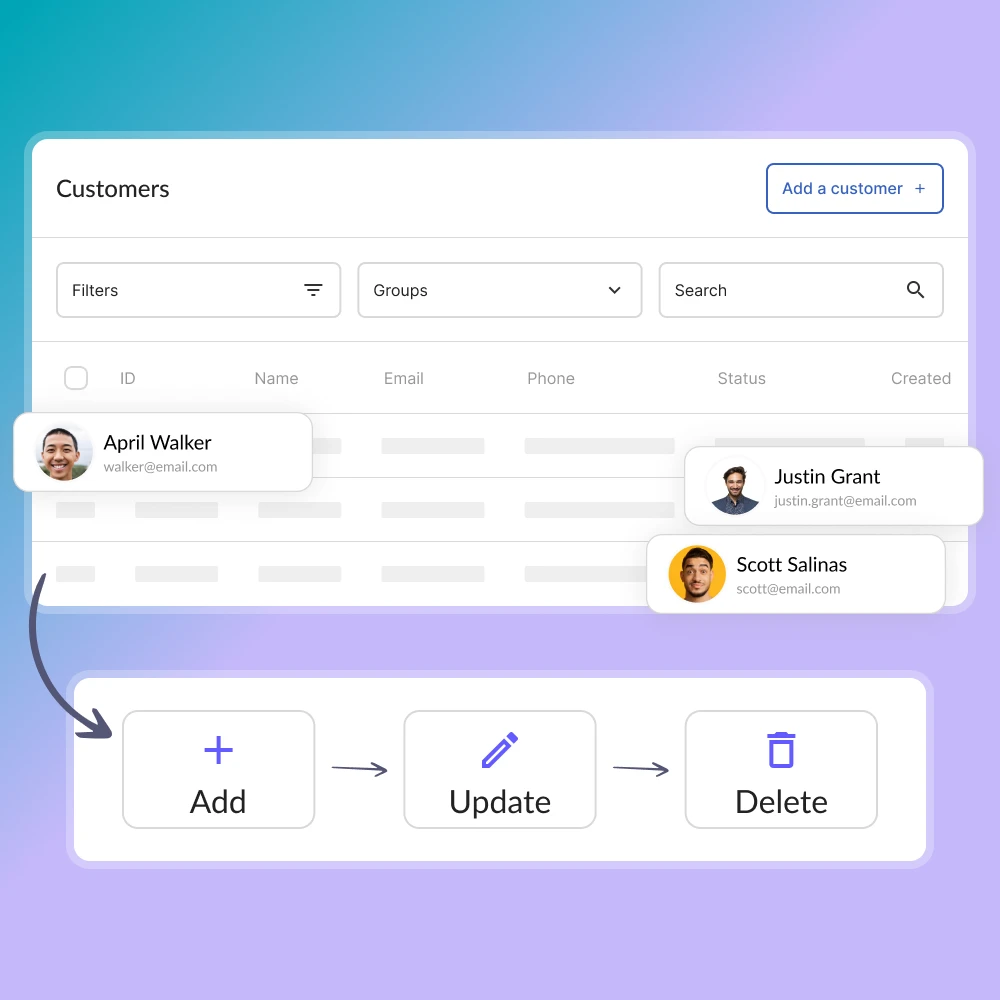 All your clients in one place