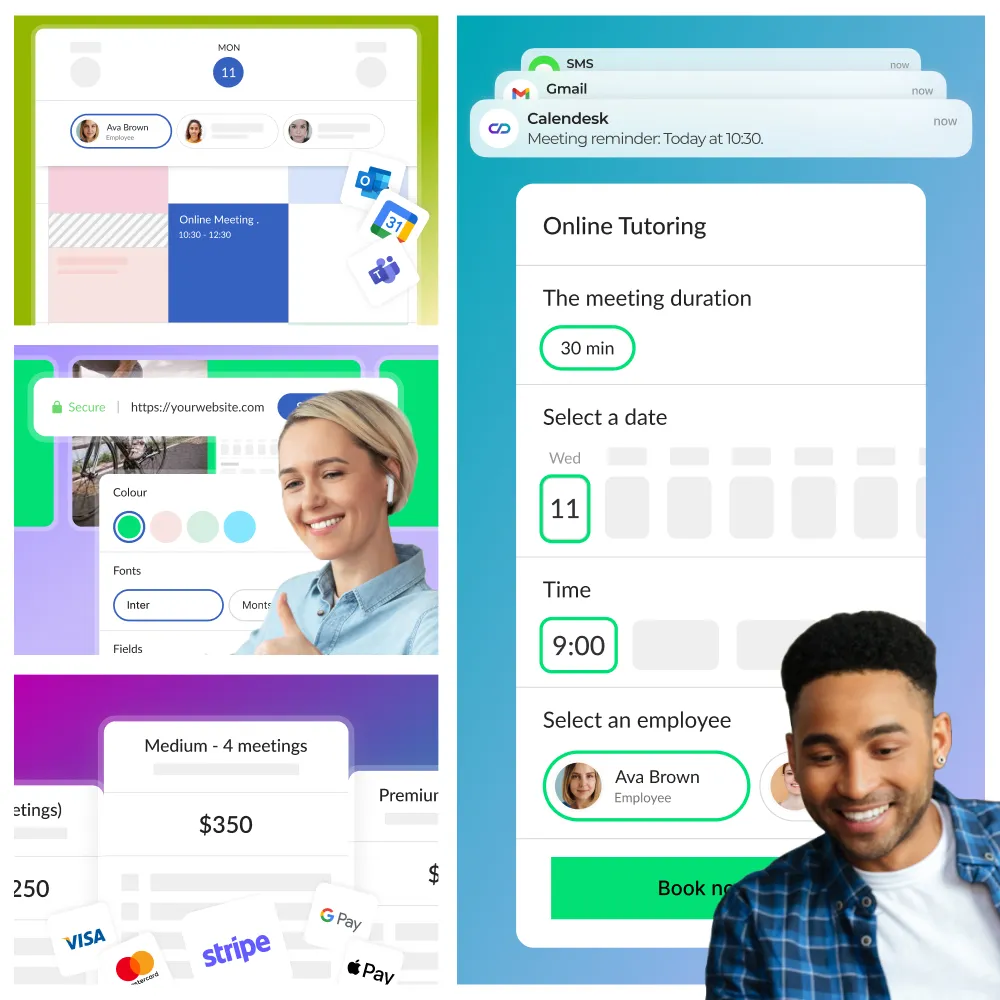 An appointment calendar that fits you