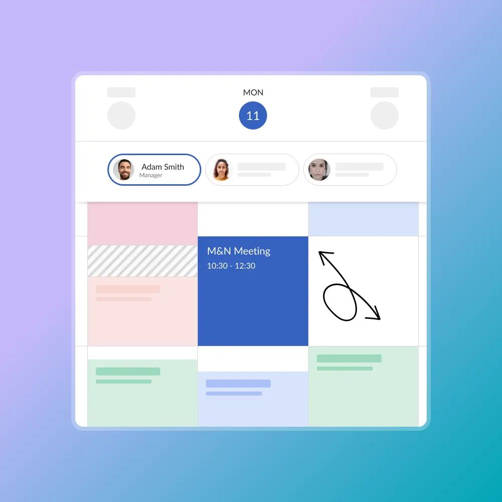 Day, week, month - one glance is enough