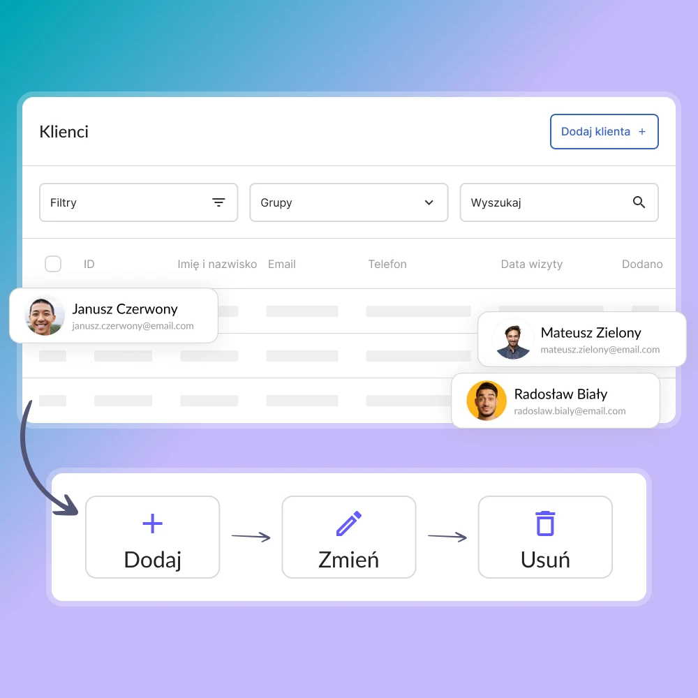 Baza Twoich klientów w jednym miejscu