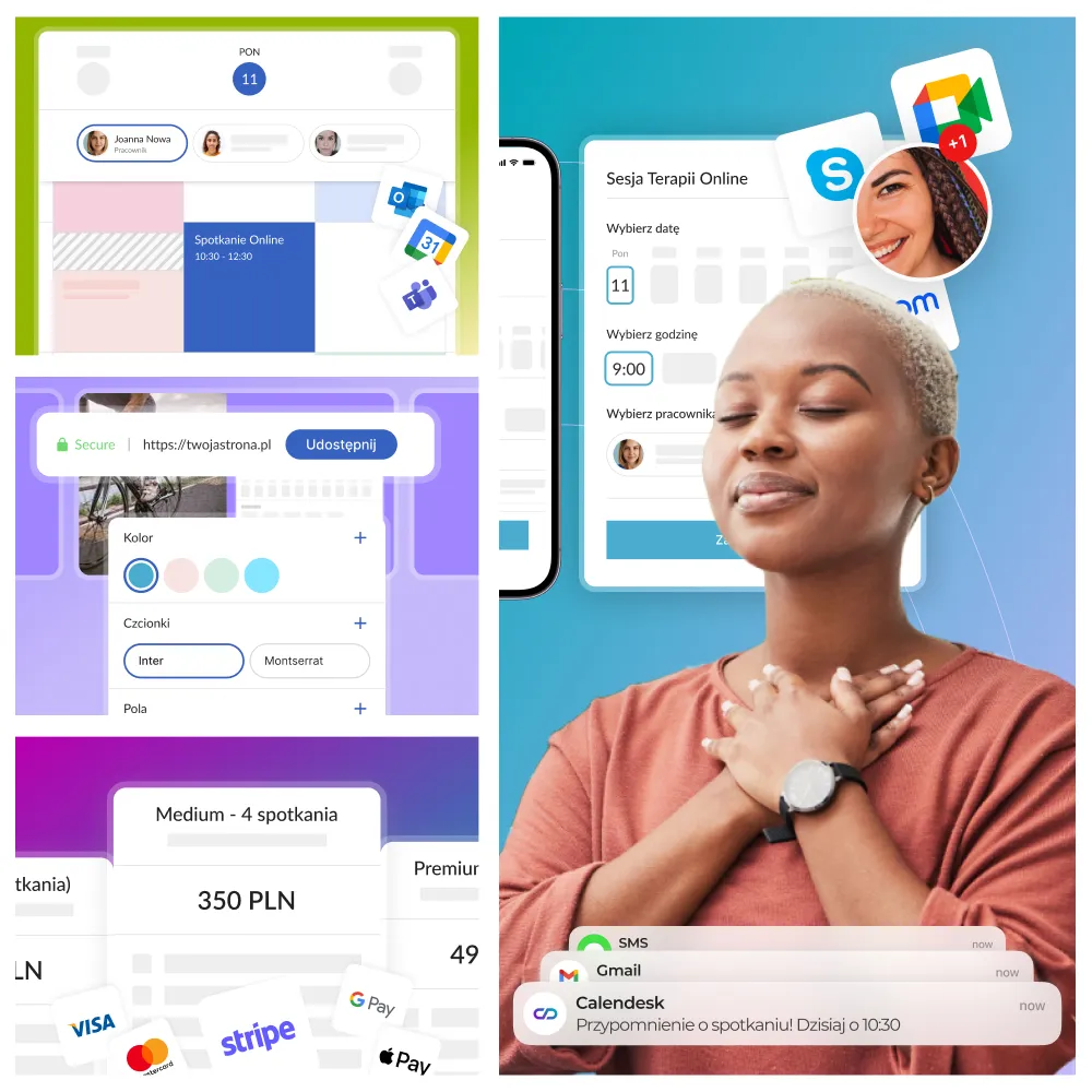 System rezerwacji online Calendesk - Calendesk to coś więcej niż tylko umawianie spotkań.