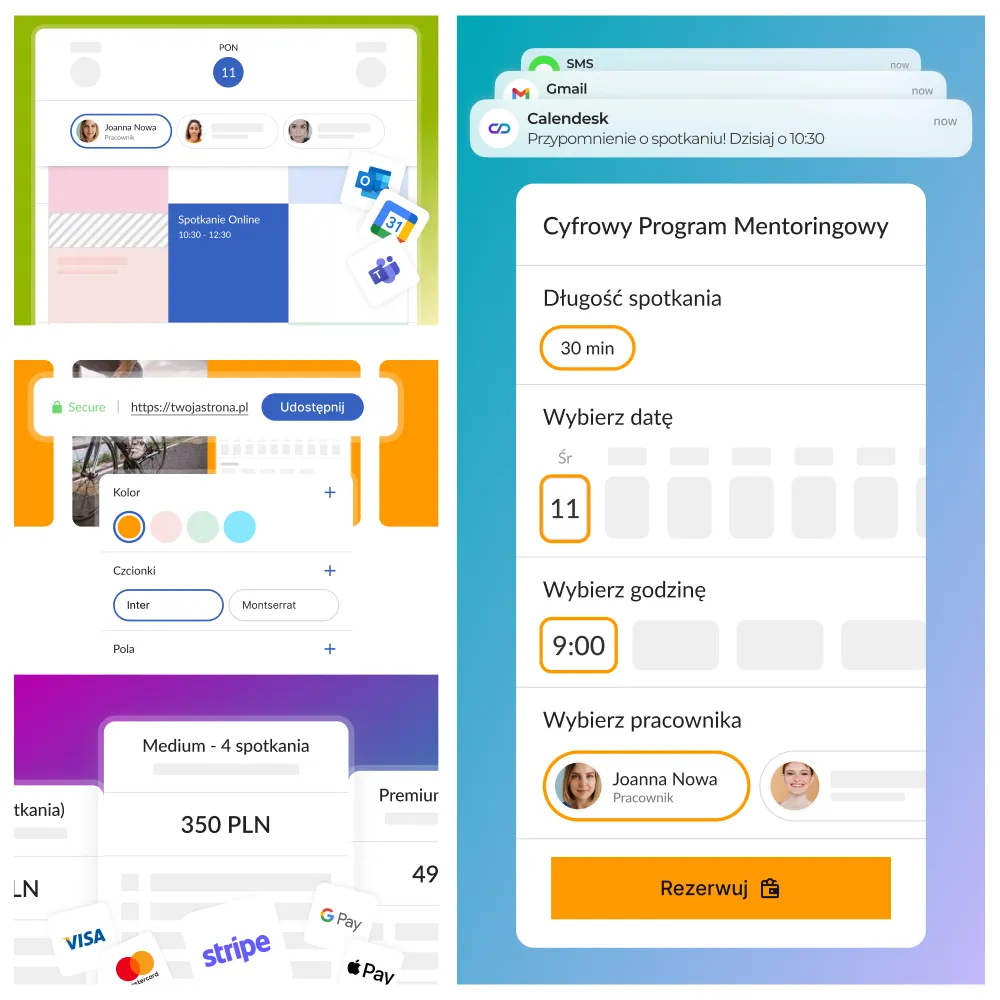 System rezerwacji online Calendesk - Zmień nie tylko życie swoich klientów.